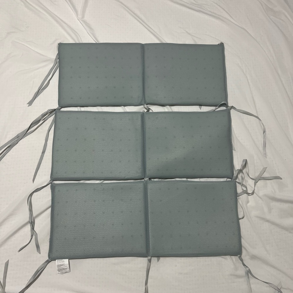 Set of Blue Baby Cushions